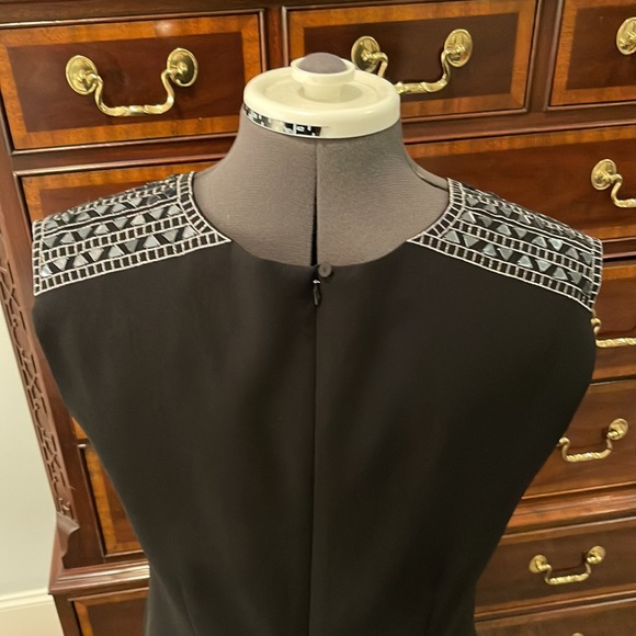 BCBG MaxAzria Bead Embellished Black Party Dress - Picture 7 of 8